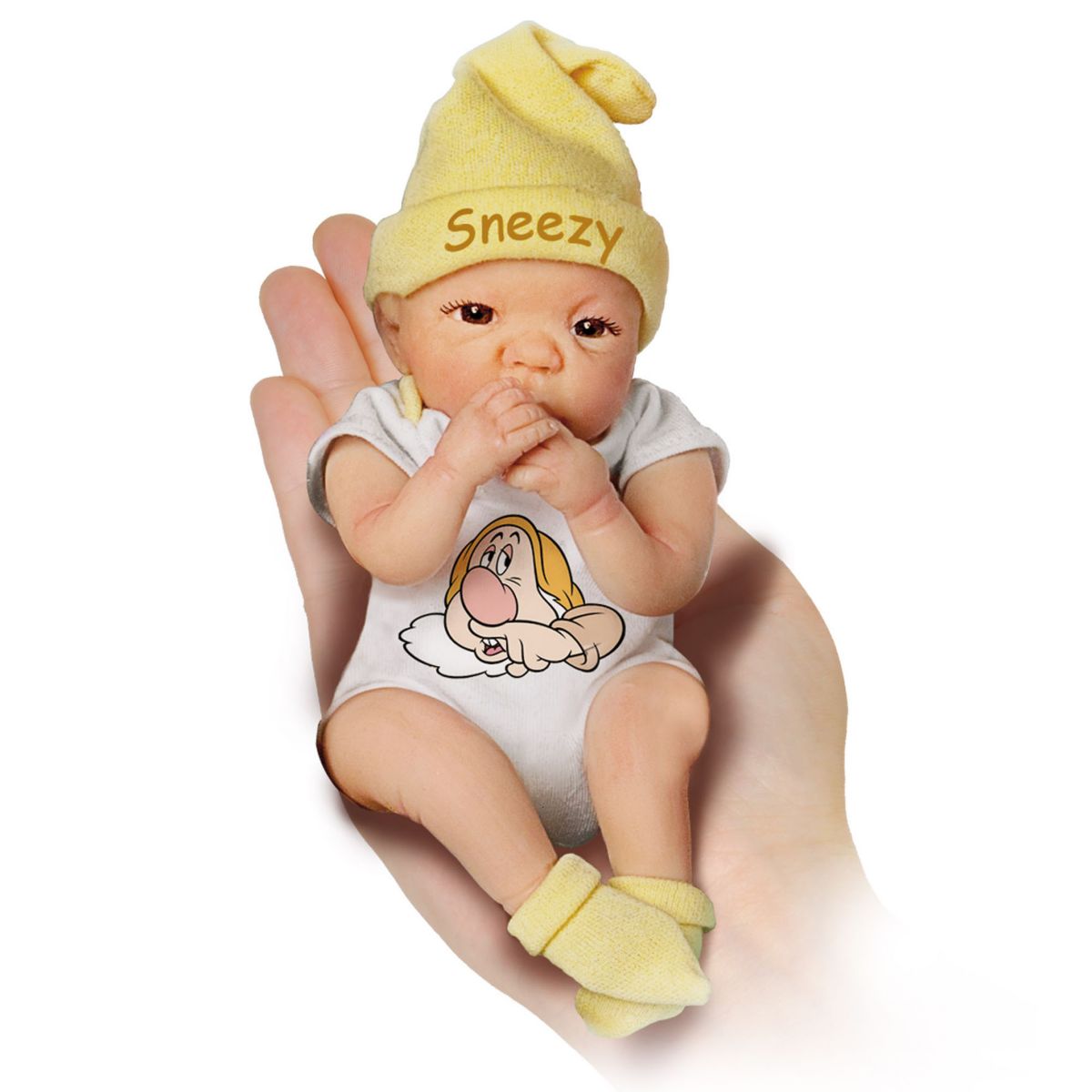 Disney 'Sneezy' Snow White Miniature Baby Doll