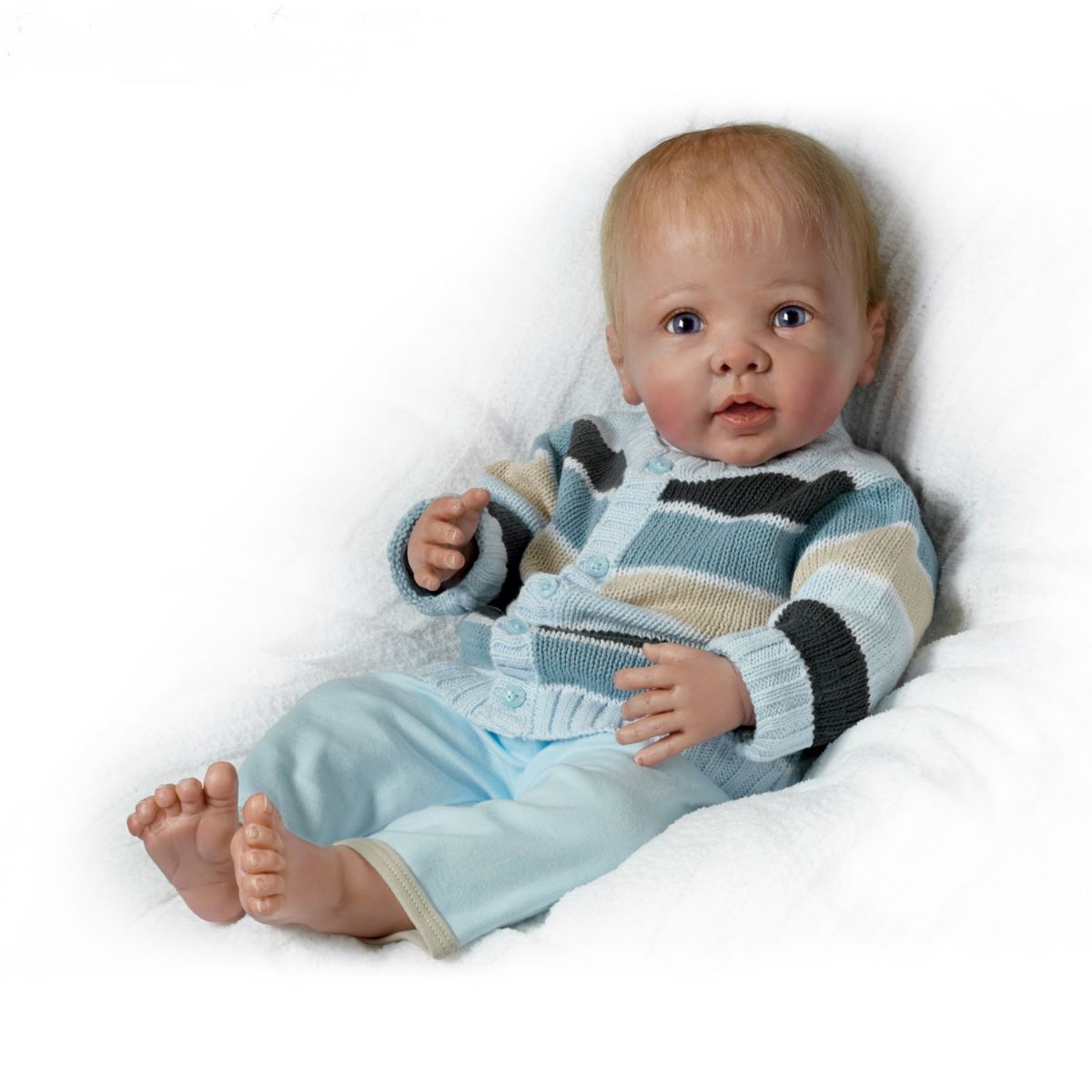 'Noah's Happy As Can Be' Touch-Activated Interactive Baby Boy Doll