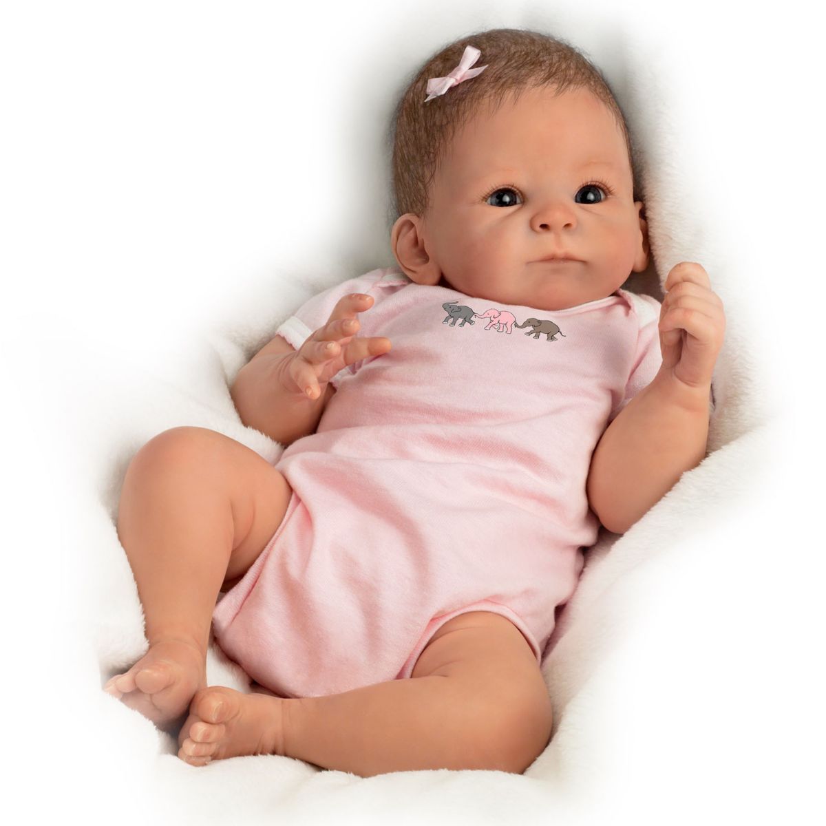 'Little Peanut' Lifelike Poseable So Truly Real Baby Girl Doll