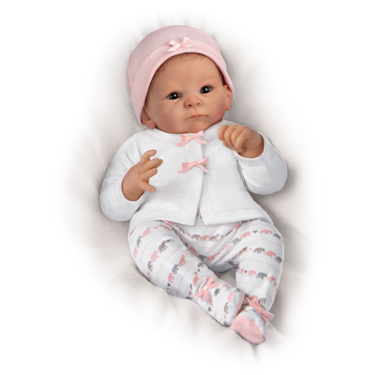 'Little Peanut' Lifelike Poseable So Truly Real Baby Girl Doll & Outfit