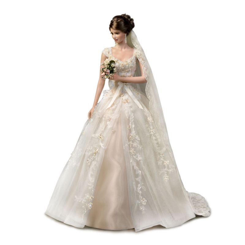 porcelain bride doll