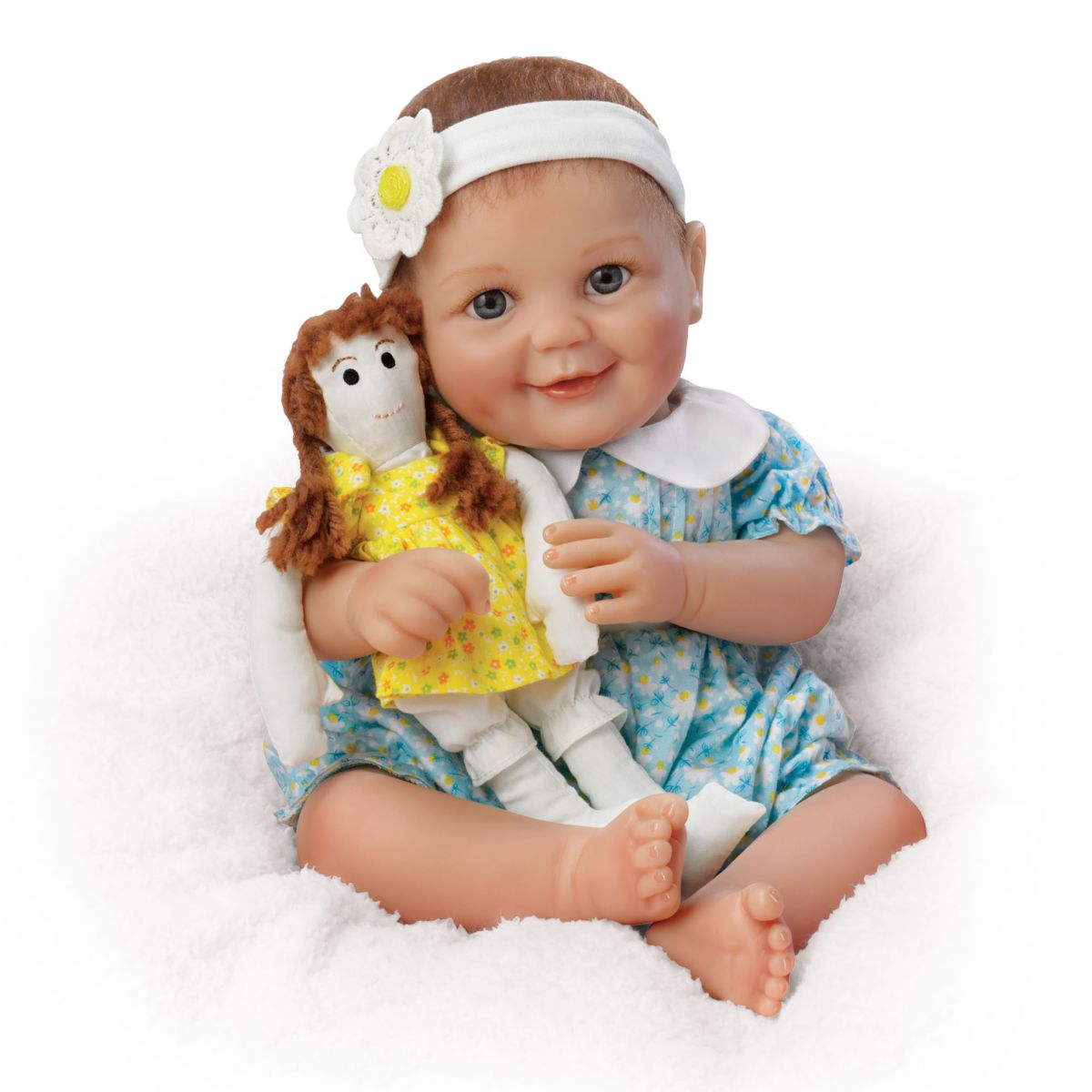 'My Dolly, My Best Friend' Poseable Baby Girl Doll