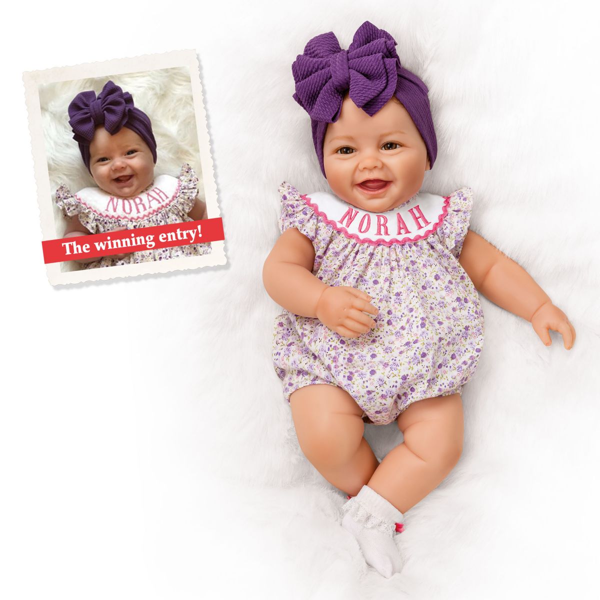 'Norah': 2019 Such A Doll Photo Contest Winner Baby Girl Doll