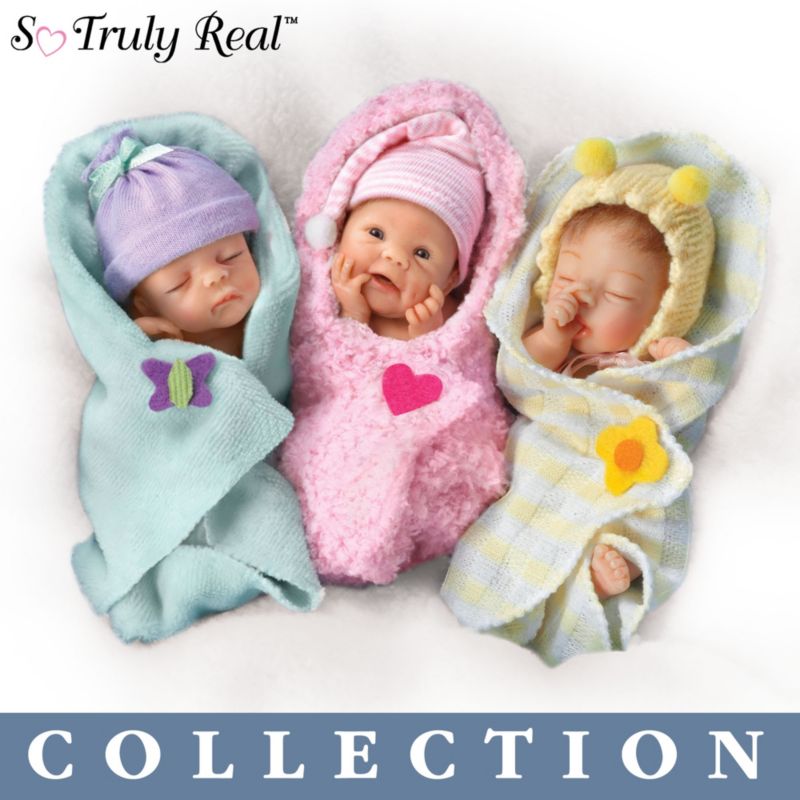 u0027Bundle Babiesu0027 Reborn Miniature Baby Doll Collection