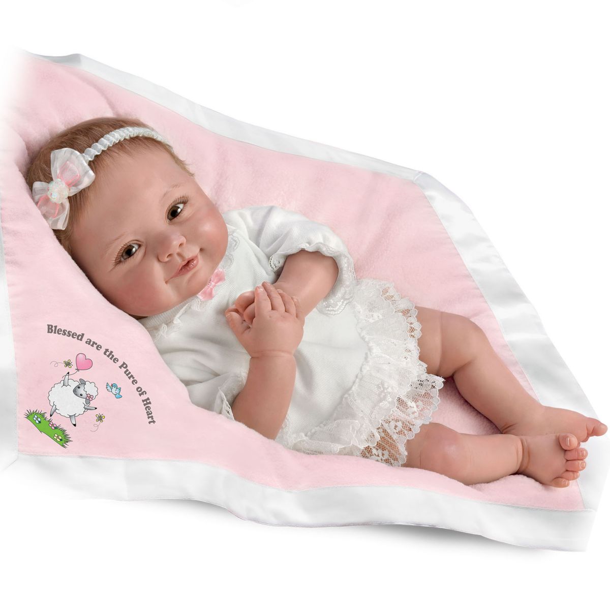 'Blessed Are The Pure Of Heart' So Truly Real Lifelike Baby Girl Doll