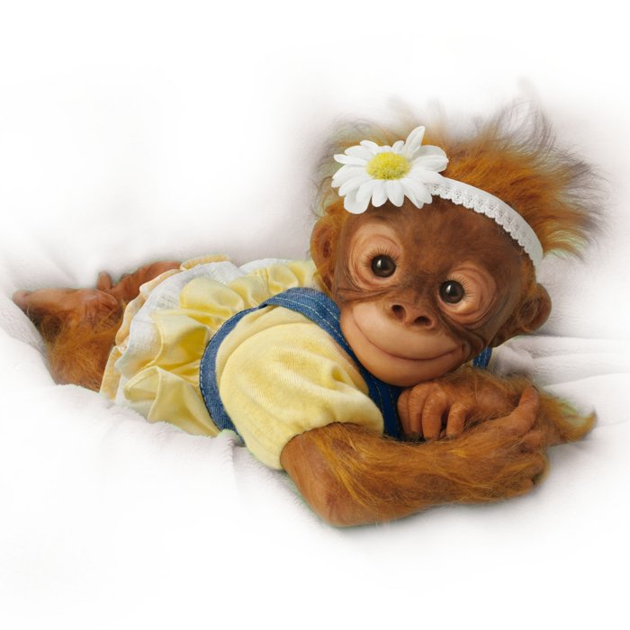 Reborn Lifelike So Truly Real Monkey Girl Doll: 'Darling Daisy' So Truly  Real® Monkey Doll
