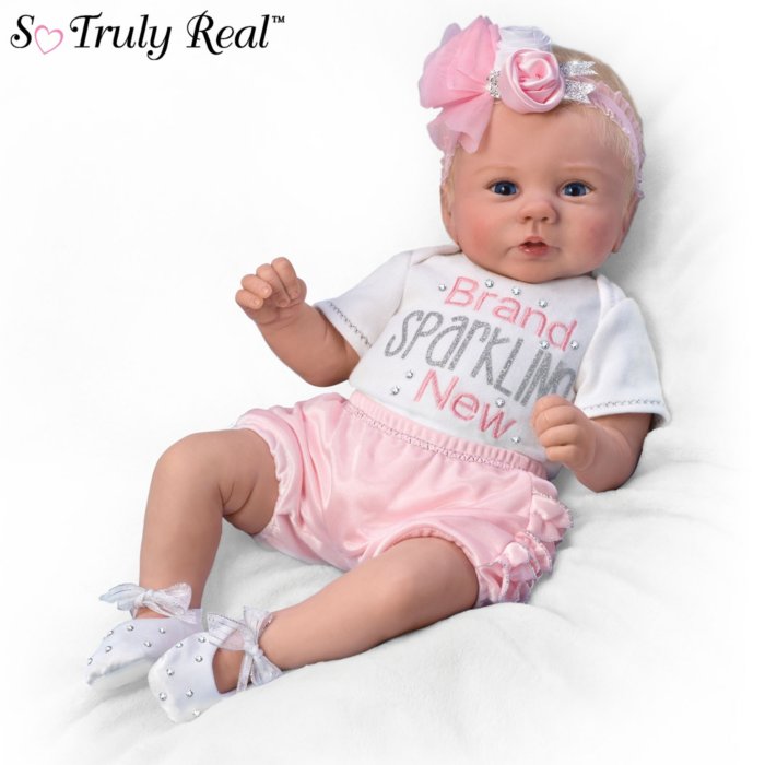 'Kaylie's Brand Sparkling New' So Truly Real® Baby Doll