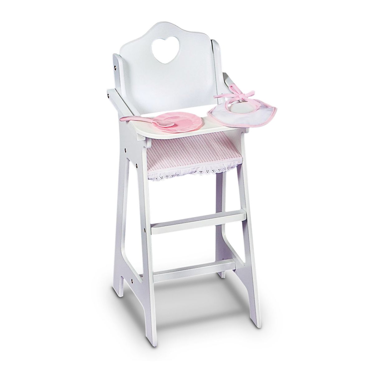 High Chair Baby Doll Accessory Set With DIY Personalisation