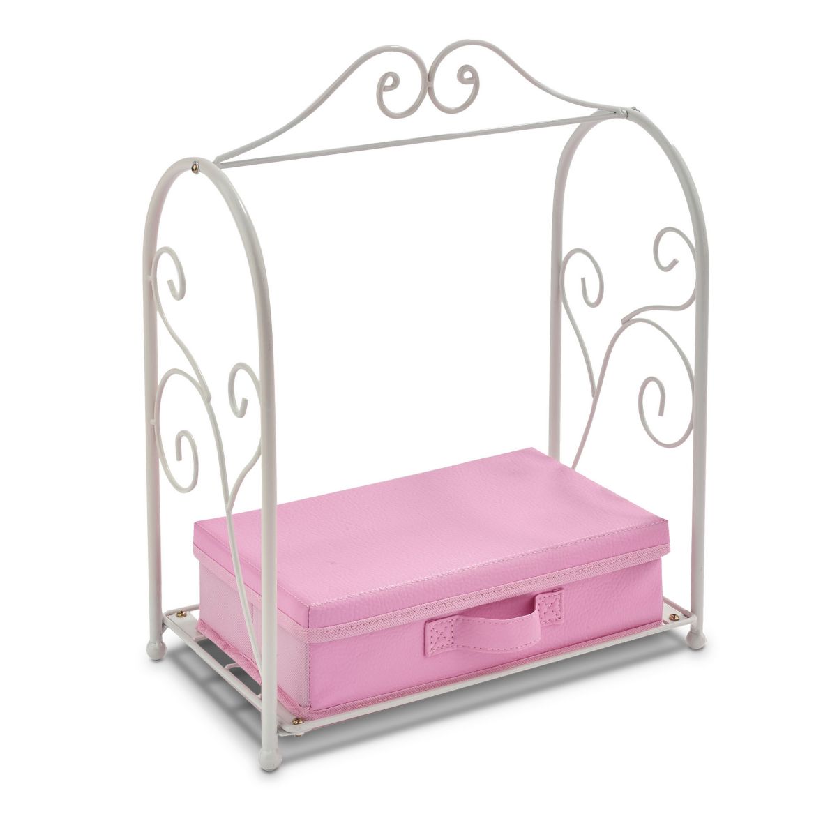 Scrollwork Armoire And Outfit Doll Accessory Set