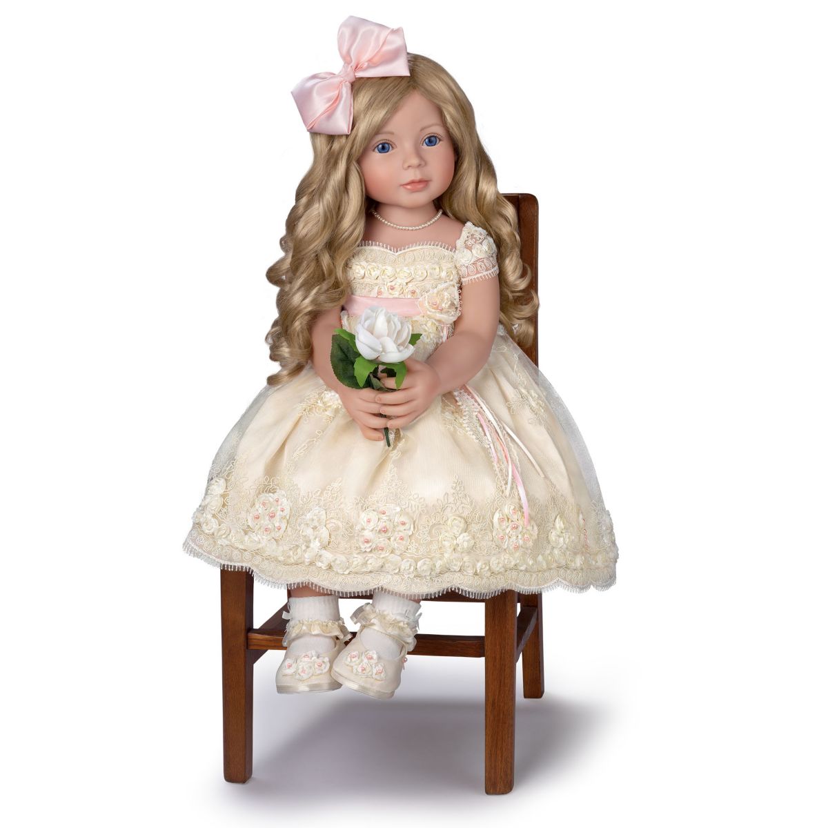 'Pearls, Lace, And Grace' So Truly Real Child Girl Doll