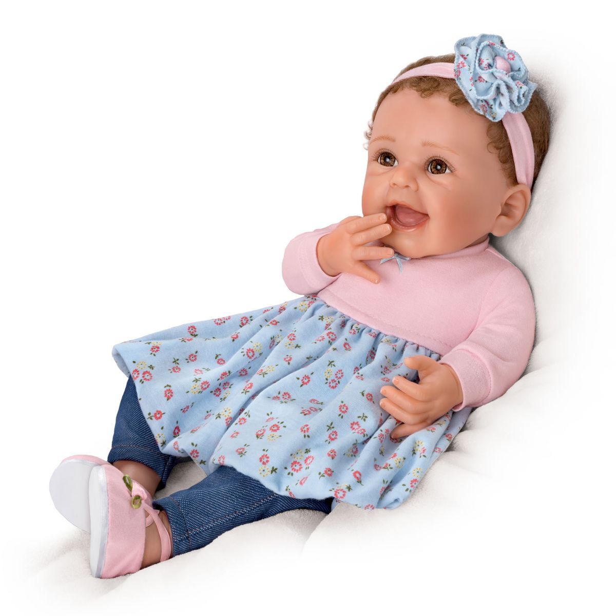 'Giggles And Grins' Touch-Activated Poseable Baby Doll