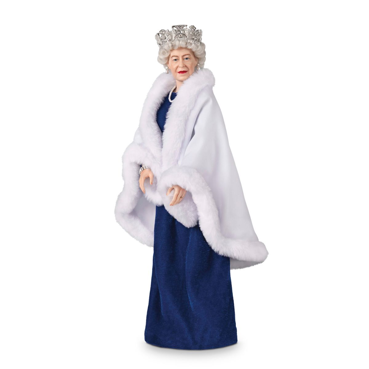 'Her Majesty The Queen: Sapphire Elegance' Portrait Doll