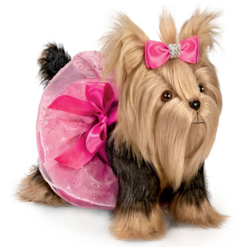 Yorkies Dogs Pets Plush Doll With Outfit And Accessories: 'Party