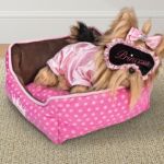 Plush Pal Yorkie Toy Dog Bed And Bone Sweet Dreams Plush Pal Dog Bed Bone