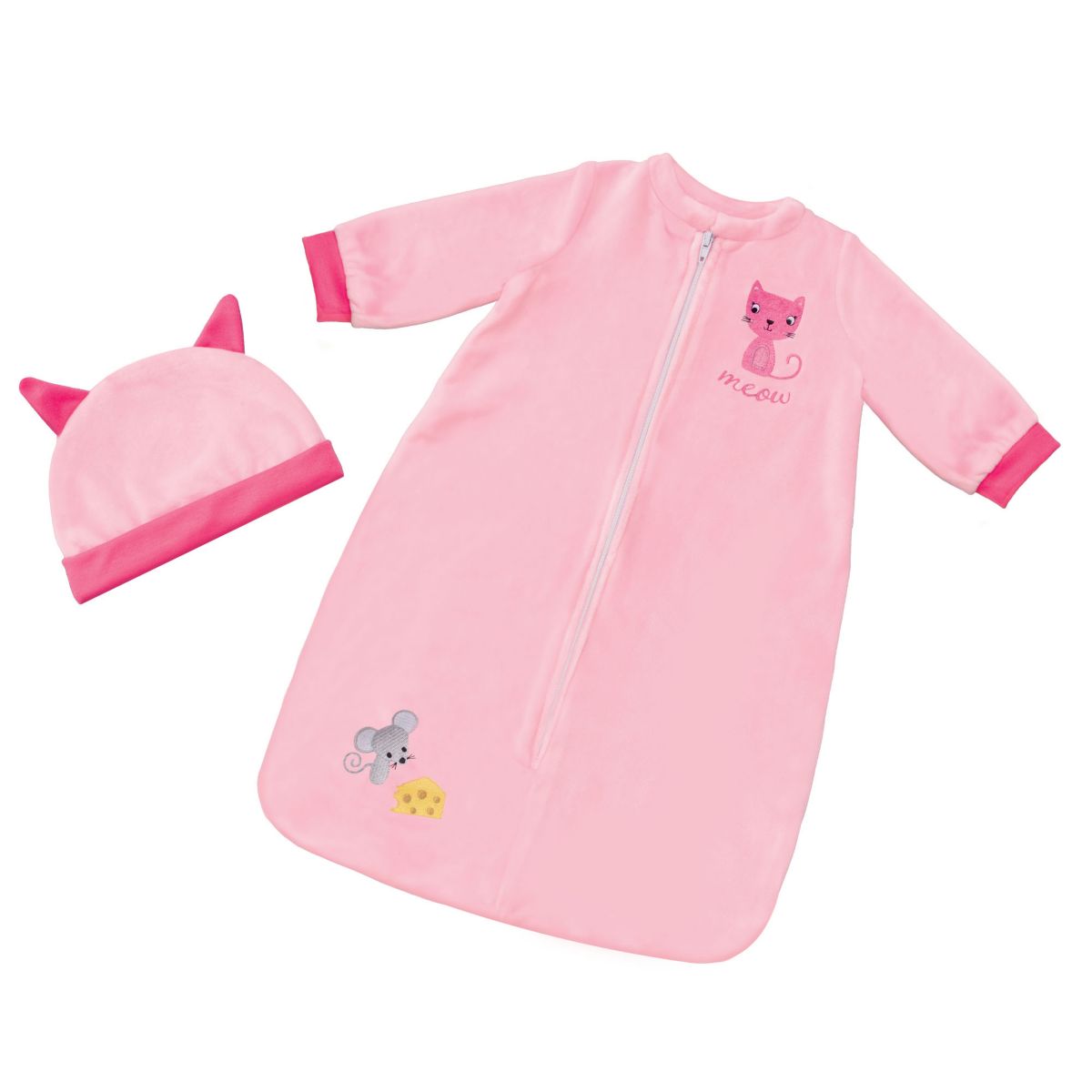 'Cat & Mouse' Sleep Sack Baby Doll Accessory