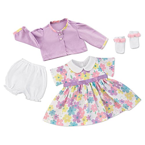 'Cute And Classic Dress' Baby Doll Accessory Set