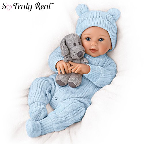 Reborn Lifelike Touch-Activated Interactive Baby Girl Doll: 'Sophia'  Touch-Activated So Truly Real® Baby Girl Doll