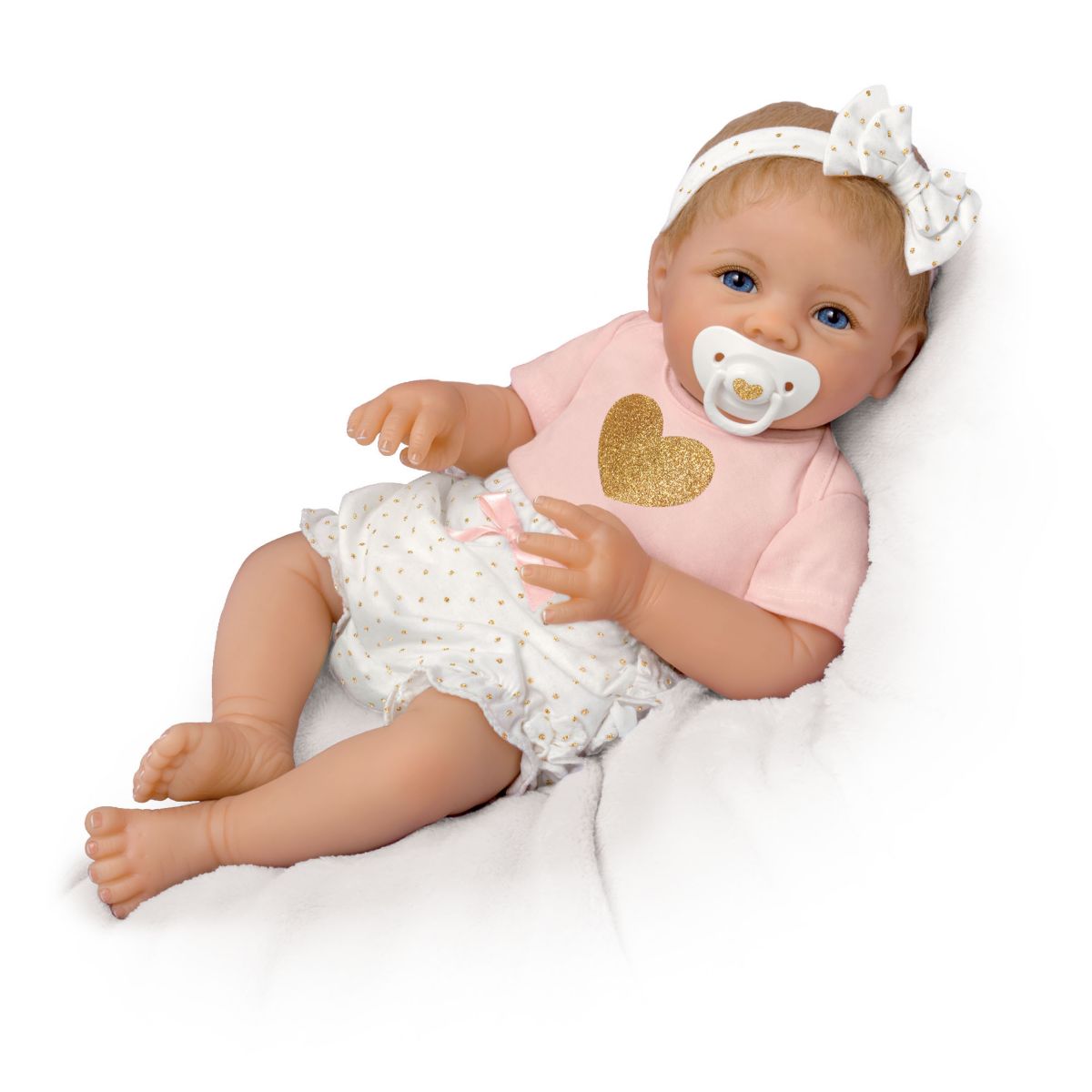 'Heart Of Gold' Touch-Heartbeat & Coo So Truly Real Baby Doll