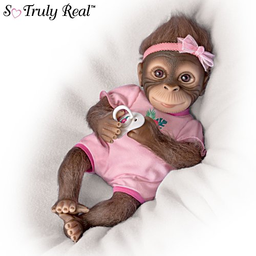 'Snuggle Suri' So Truly Real® Monkey Baby Girl Doll