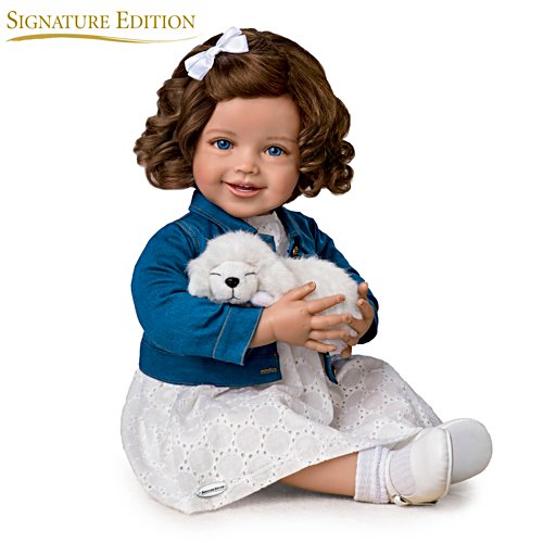 'Klara, My Little Friend' Poseable So Truly Real® Baby Girl Doll & Plush Puppy