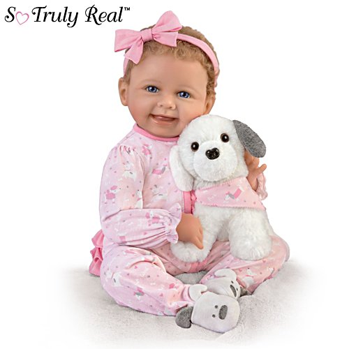 'Layla’s Puppy Love' Touch-Activated Baby Girl Doll & Plush Pal