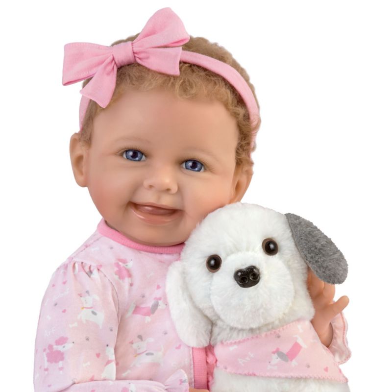Layla S Puppy Love Touch Activated Baby Girl Doll Plush Pal