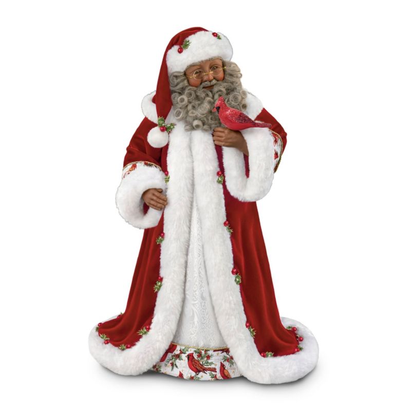 Karen Vander Logt 'Winter Blessings' African-American Musical Santa Doll