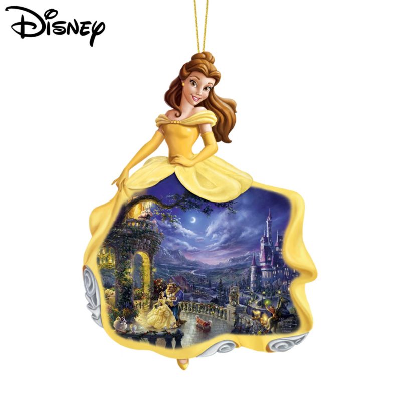 Disney Thomas Kinkade Belle 'Magic Of The Season' Ornament