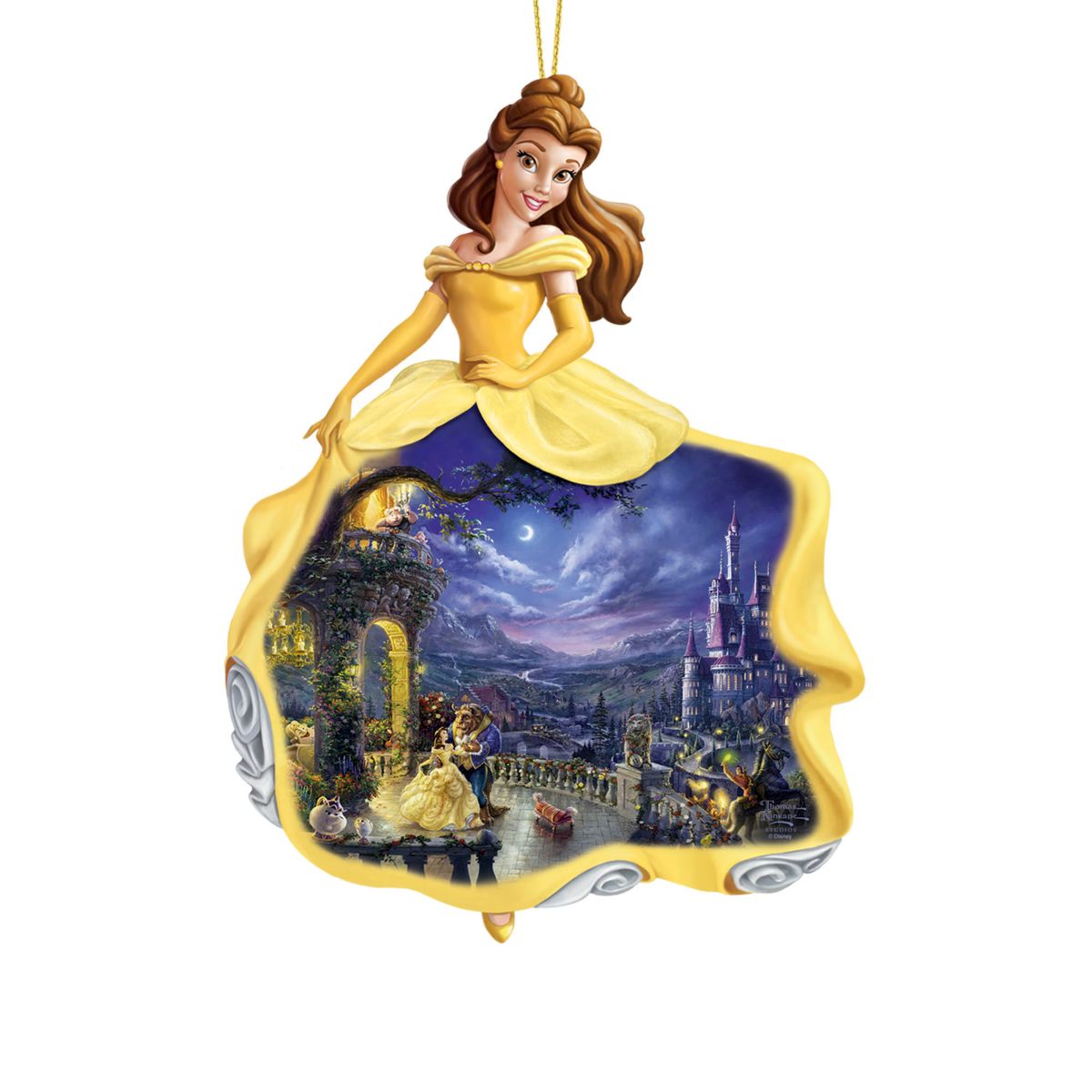 Disney Thomas Kinkade 'Magic Of The Season' Ornament Collection