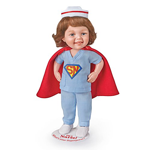 'I'm a Nurse! What's Your Superpower?' Girl Child Doll