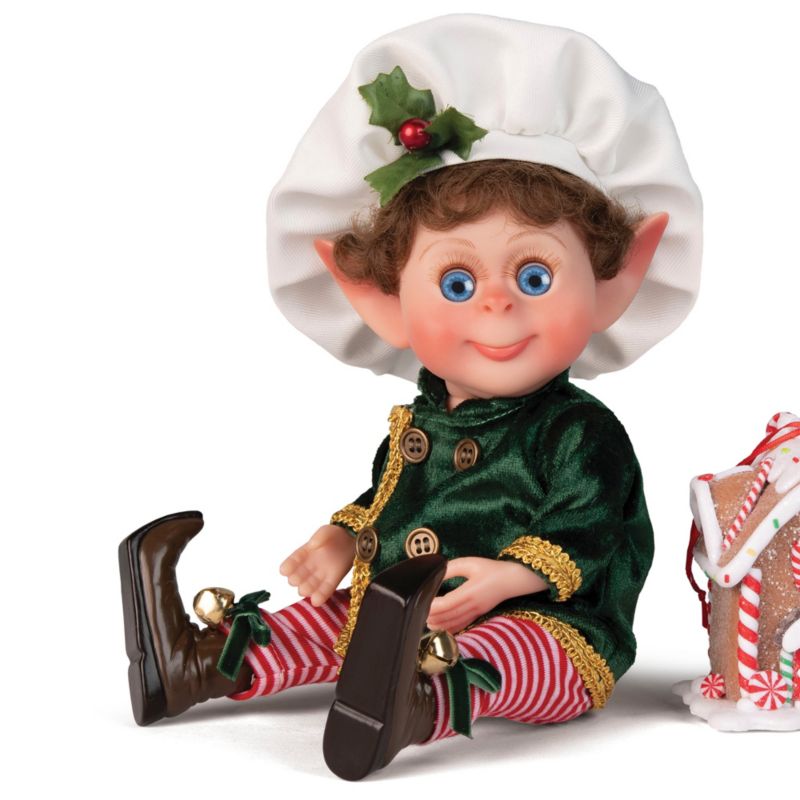 Elf Christmas Ina Volprich Poseable Doll: 'Dougie The Christmas