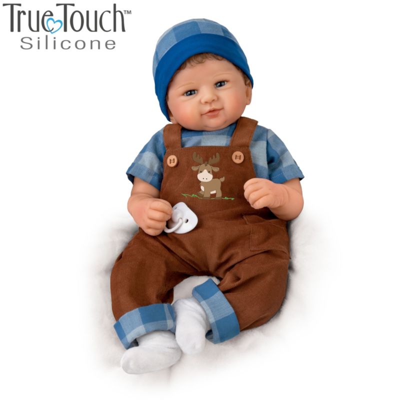 ‘Adventure Awaits’ TrueTouch® Silicone Baby Boy Doll