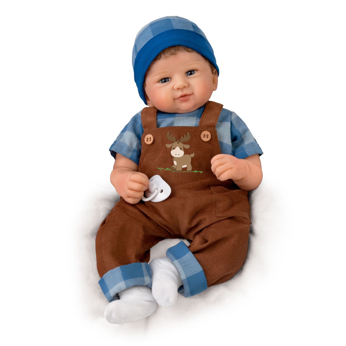 ‘Adventure Awaits’ TrueTouch Silicone Baby Boy Doll