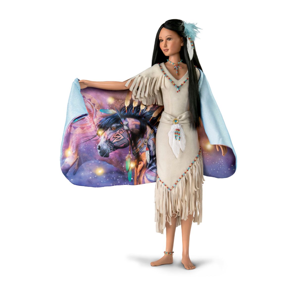 'Legend Of The Spirit Pony' Portrait Figure Doll