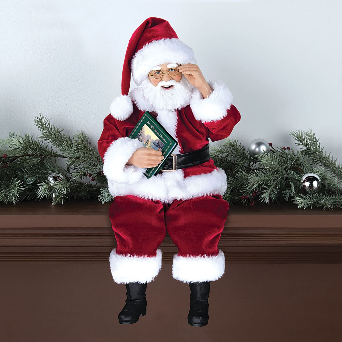 Thomas Kinkade ‘Night Before Christmas Storybook Santa’ Portrait Doll