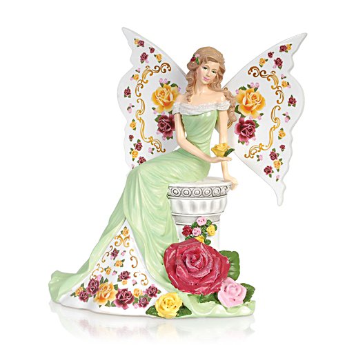'The Magic Of Roses' Angel Figurine