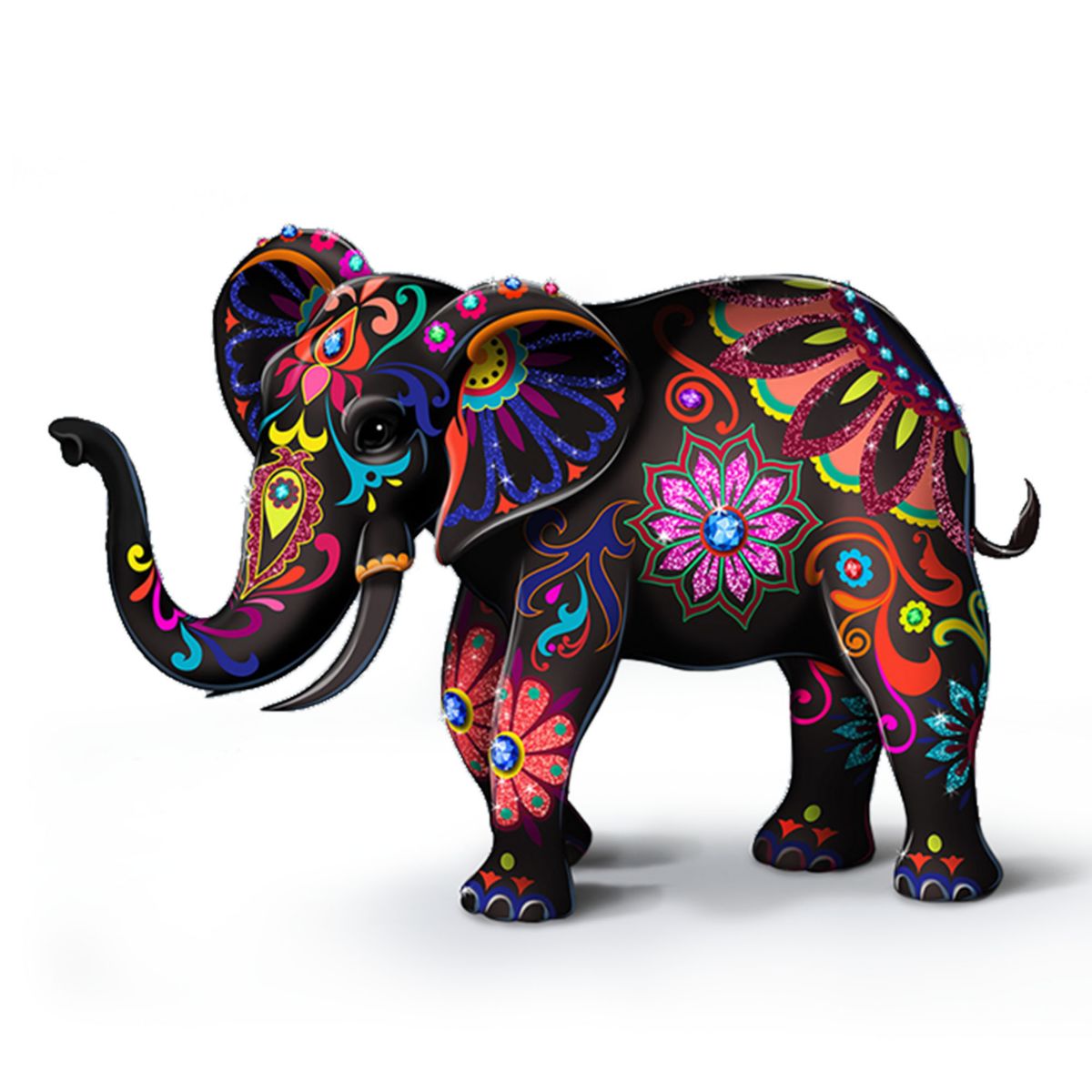 Blake Jensen 'Reign Of The Monarch' Heirloom Porcelain Elephant Figurine