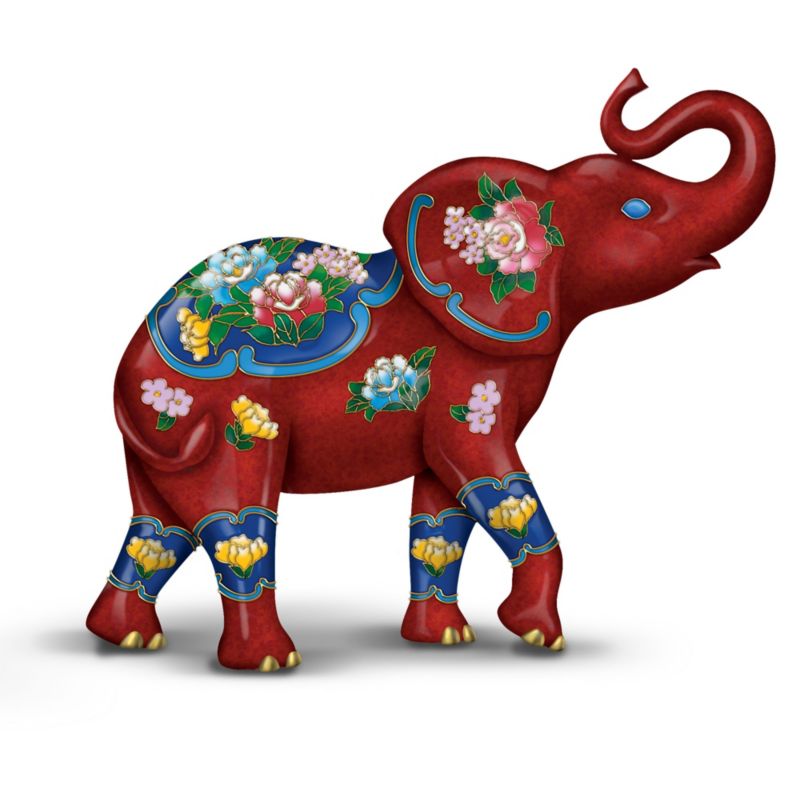 'Cloisonné Elephant' Figurine