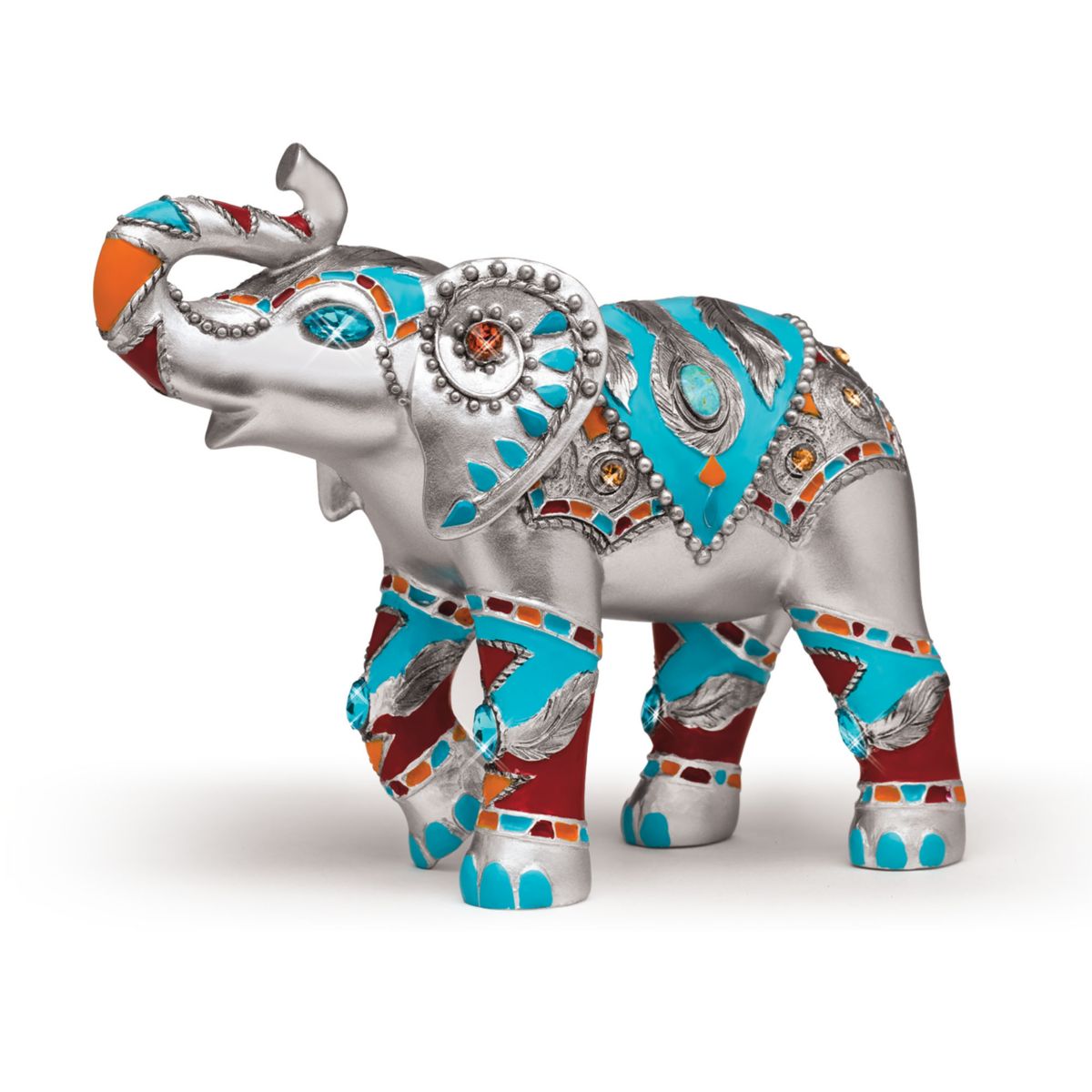 'Jewels Of The Sedona' Elephant Figurine Collection