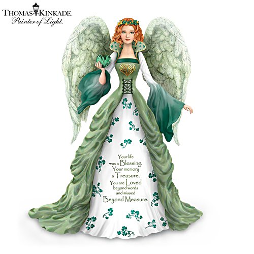Thomas Kinkade  ‘A Love Beyond Measure’ Irish Angel Figurine