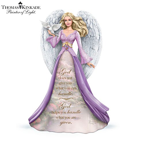 'God Helps You Handle What You Are Given' Angel Figurine