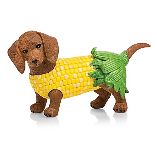 'Corn On The Dog' Dachshund Figurine