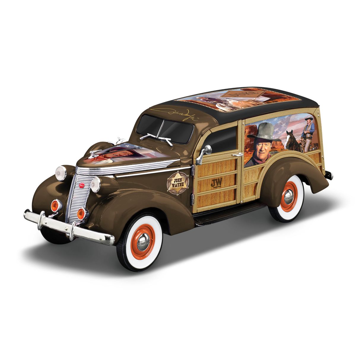 John Wayne ‘Legend Of The Old West’ Woody Wagon Sculpture
