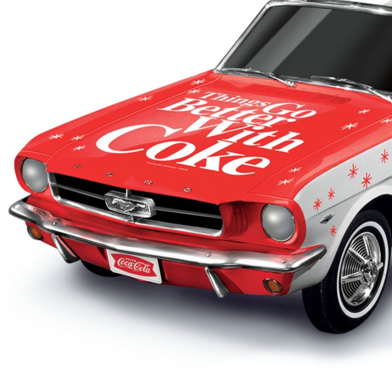 Officially Licensed Coca-Cola Ford Mustang High-Gloss Vintage