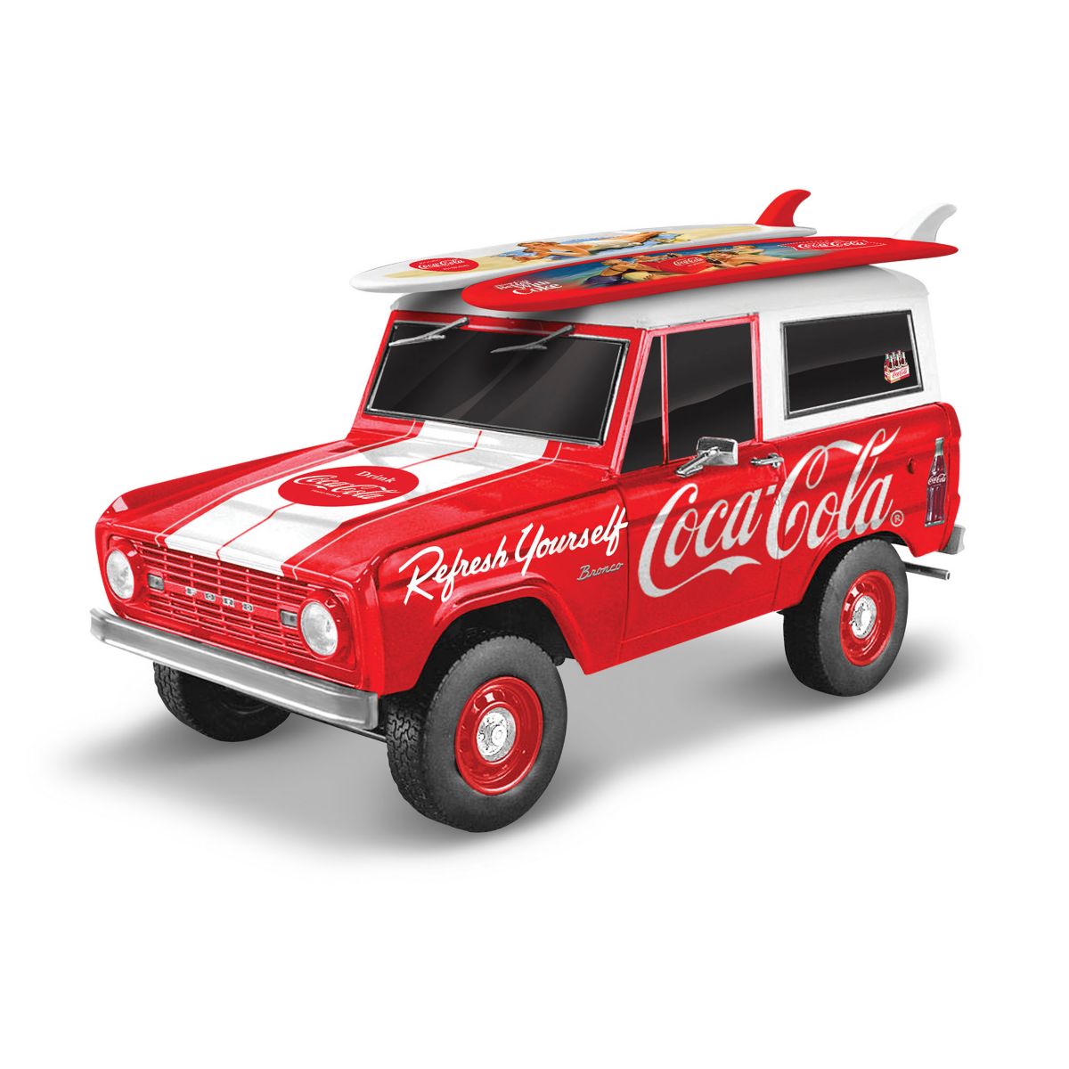 1967 Ford Bronco COCA-COLA 'Rugged Refreshment' 1:18-Scale Sculpture