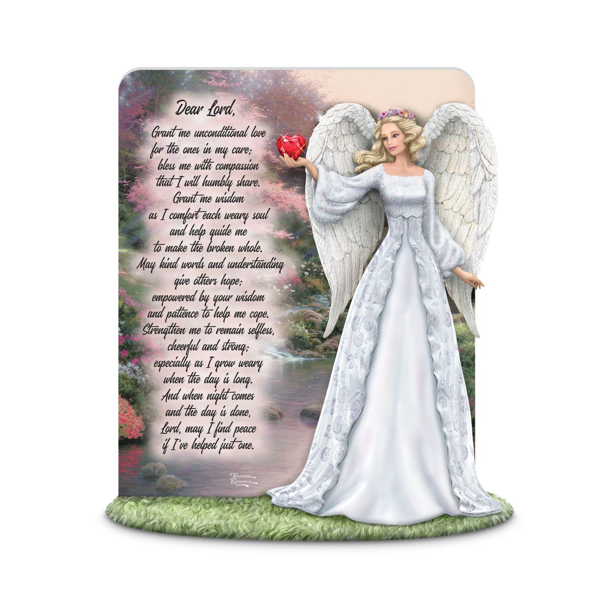 Thomas Kinkade 'A Tribute To Caring' Sculpture