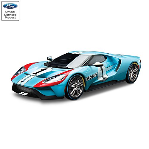1:18-Scale 2020 Ford GT #1 Heritage Edition Resin Car