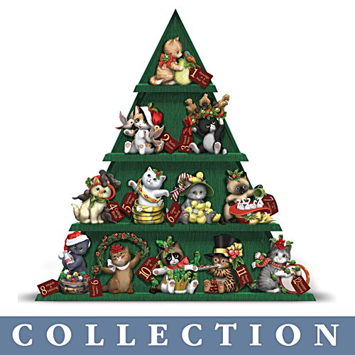 Kayomi Harai ‘12 Days Of Christ-meows’ Christmas Tree Display Collection