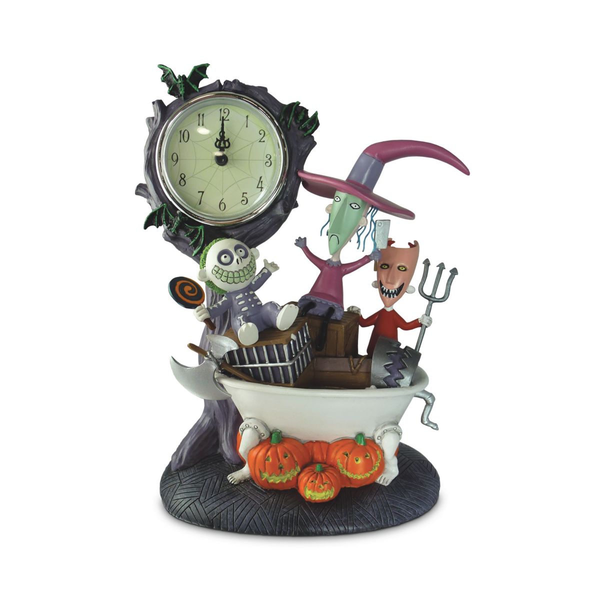 Disney Tim Burton’s The Nightmare Before Christmas 'Trio Of Terror' Collector Clock