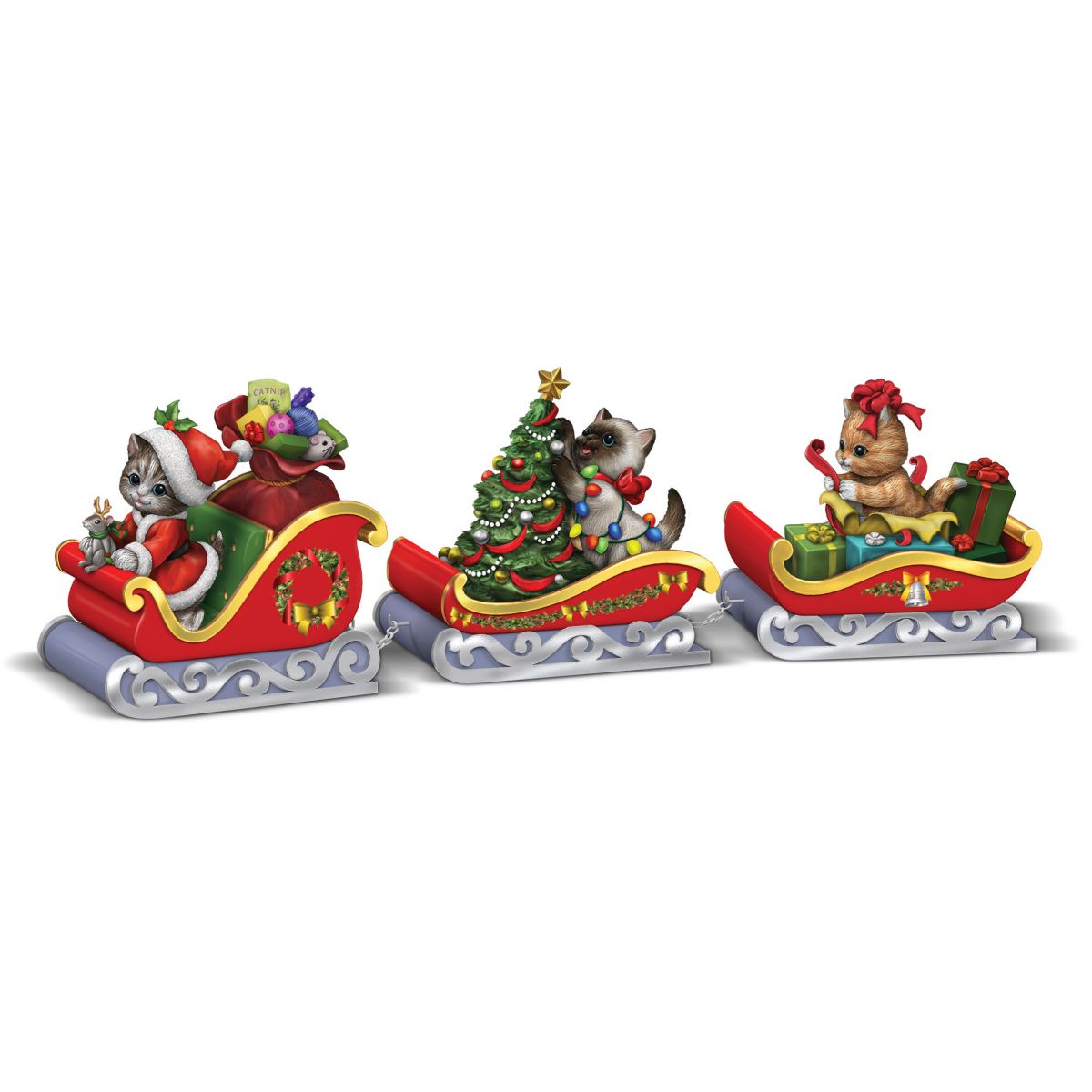 Kayomi Harai’s ‘Meowy Christmas’ Sleigh Train Collection